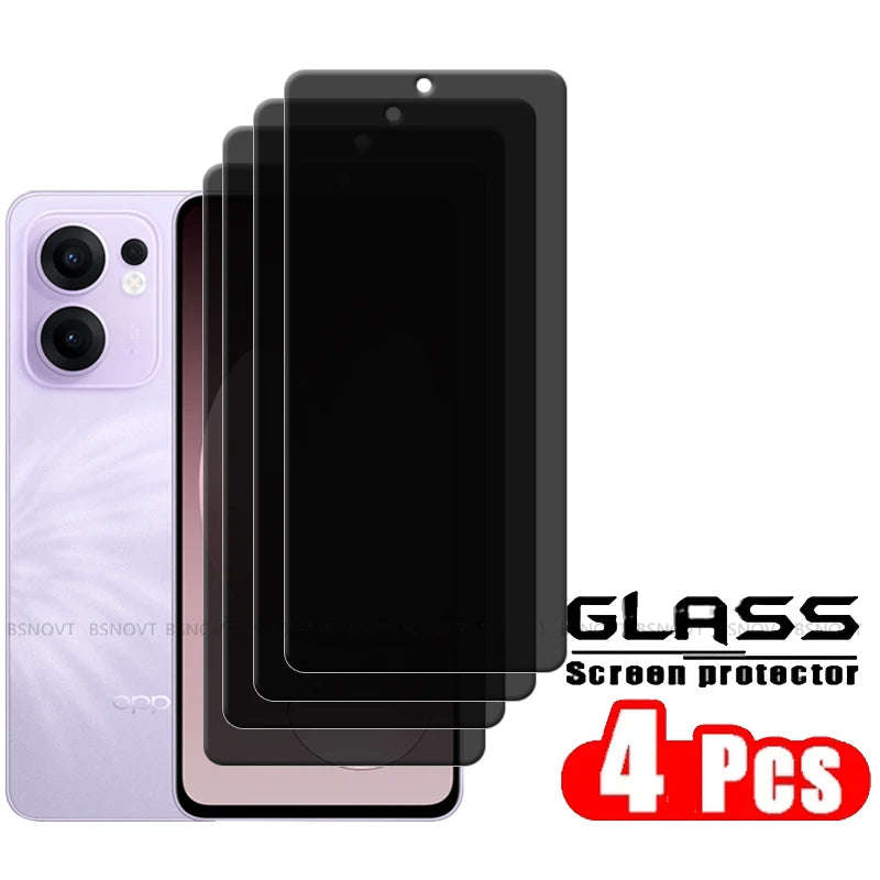 4/3/2/1Pcs For Reno 13F Glass OPPO Reno 13F Tempered Glass 9H Protective Cover Privacy Anti-Spy Glue Screen Protector Reno 13F