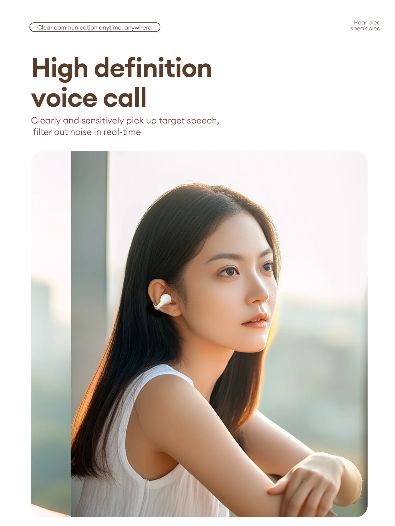 Lenovo LP25 OWS Bluetooth 5.4 Wireless Earphone Long Battery Life Headset Noise Canceling Gaming Headphones HIFI Stereo With Mic
