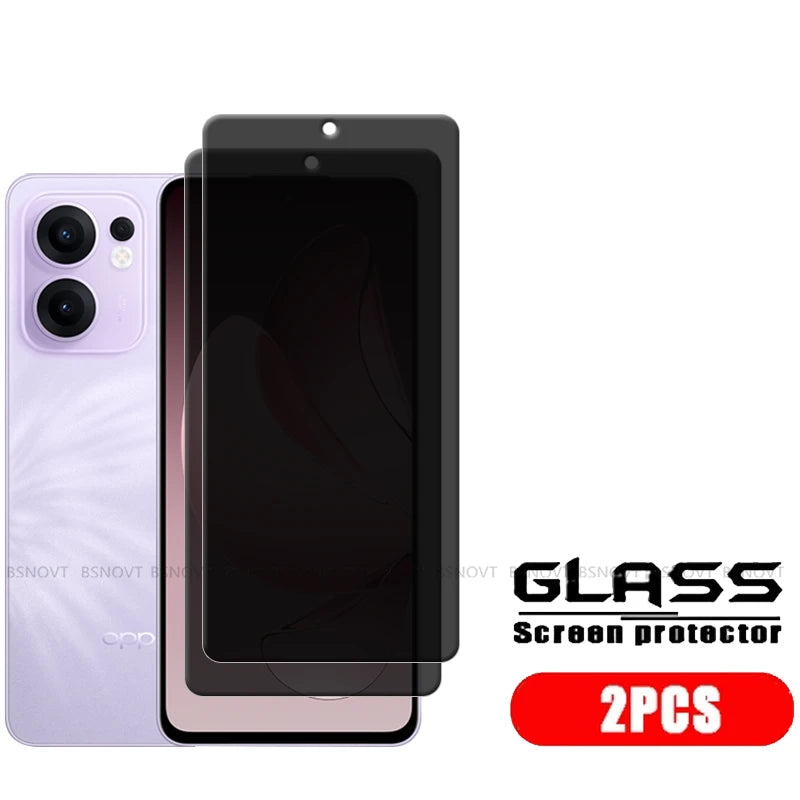 4/3/2/1Pcs For Reno 13F Glass OPPO Reno 13F Tempered Glass 9H Protective Cover Privacy Anti-Spy Glue Screen Protector Reno 13F