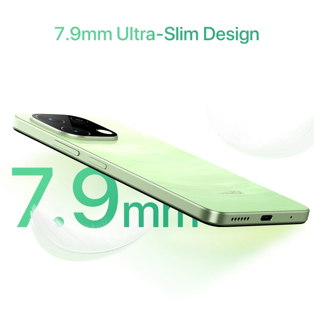 UMIDIGI G9T Smartphone Android 14 UNISOC T606 Octa Core 4GB+128GB 6.75” Water Drop HD+ Display 5000mAh Battery 13MP Camera