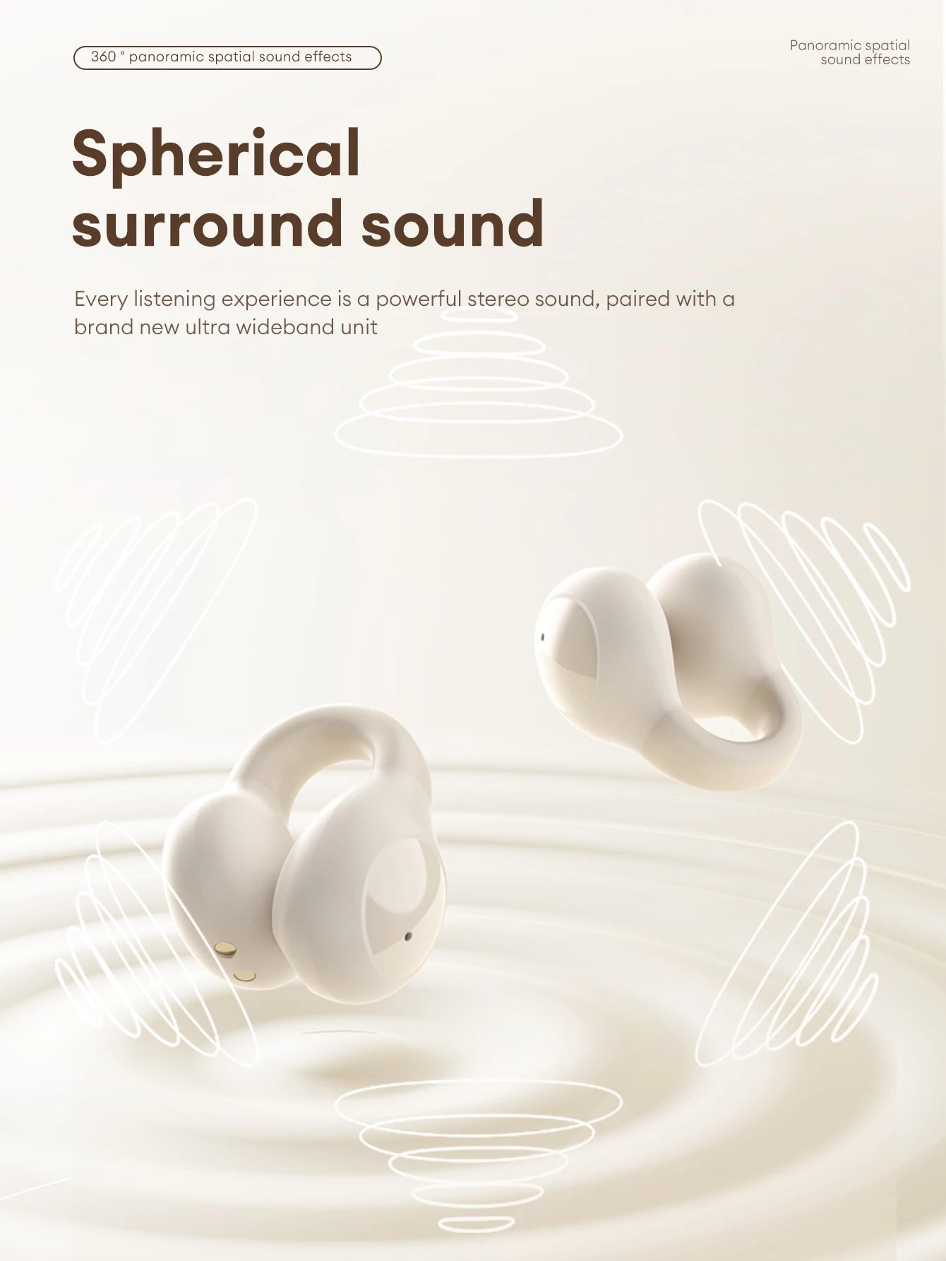 Lenovo LP25 OWS Bluetooth 5.4 Wireless Earphone Long Battery Life Headset Noise Canceling Gaming Headphones HIFI Stereo With Mic