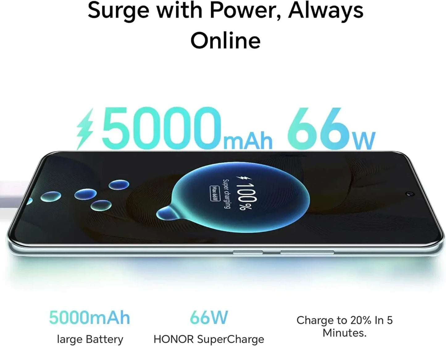 HONOR 90 5G Android Smartphone CPU Qualcomm Snapdragon 7 Gen 1 6.7 Inch OLED Screen 200MP Camera 5000mAh Battery Used Phone