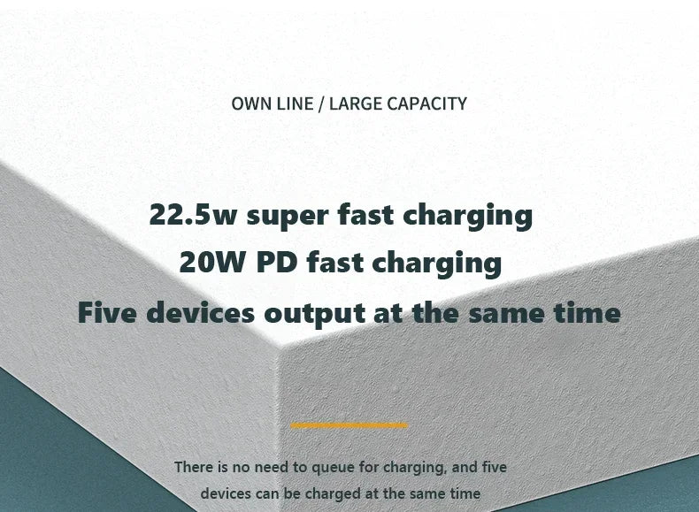 Power Bank 100000mAh with 22.5W PD Fast Charging Powerbank Portable Battery Charger PoverBank for IPhone Xiaomi Huawei