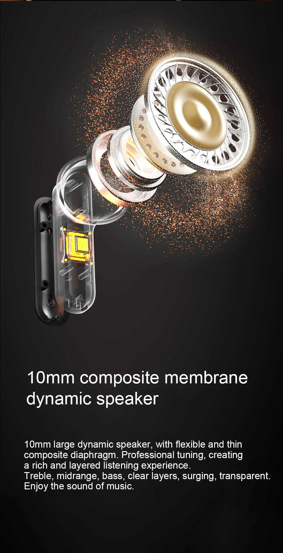Bluetooth Earphone Wireless Headphone Widely compatible HiFi Stereo Headsets Noise Cancelling Earbuds For Xiaomi Lenovo Air ipad