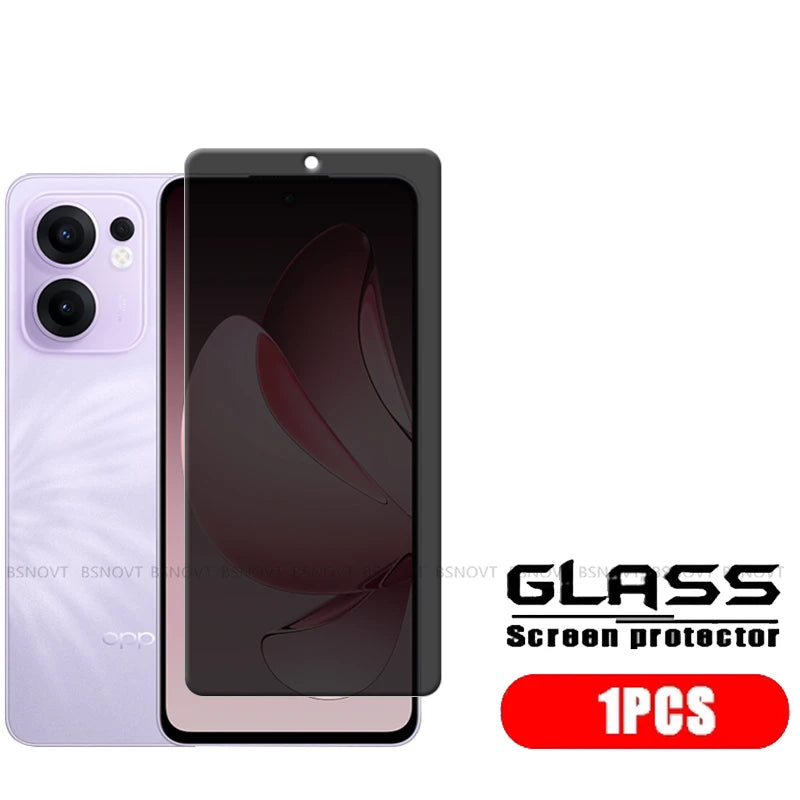 4/3/2/1Pcs For Reno 13F Glass OPPO Reno 13F Tempered Glass 9H Protective Cover Privacy Anti-Spy Glue Screen Protector Reno 13F