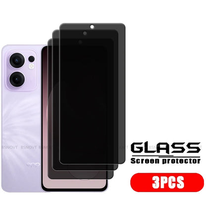 4/3/2/1Pcs For Reno 13F Glass OPPO Reno 13F Tempered Glass 9H Protective Cover Privacy Anti-Spy Glue Screen Protector Reno 13F