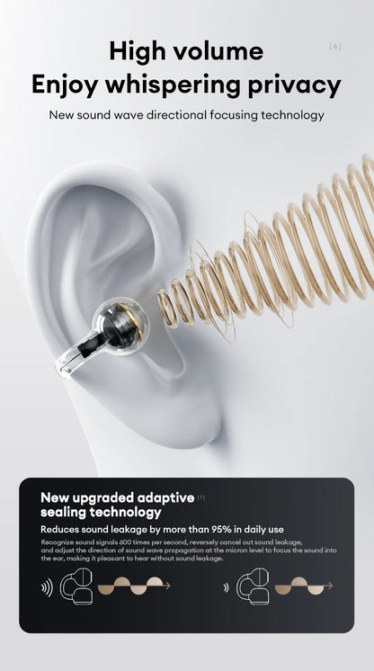 Monster MQT65 OWS Bluetooth 6.0 Earphones IP5X Waterproof Sports Wireless Headphones Noise Canceling HD Call Earbuds With Mic