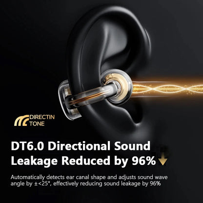 Monster MQT65 OWS Bluetooth 5.4 Earphones HiFi Sound Quality HD Call Wireless Headphones Ear Clip Noise Canceling Sports Earbuds
