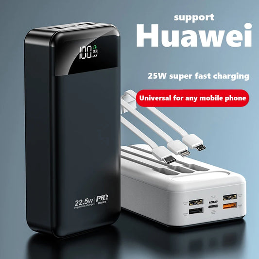 Power Bank 100000mAh with 22.5W PD Fast Charging Powerbank Portable Battery Charger PoverBank for IPhone 13Pro Xiaomi Huawei