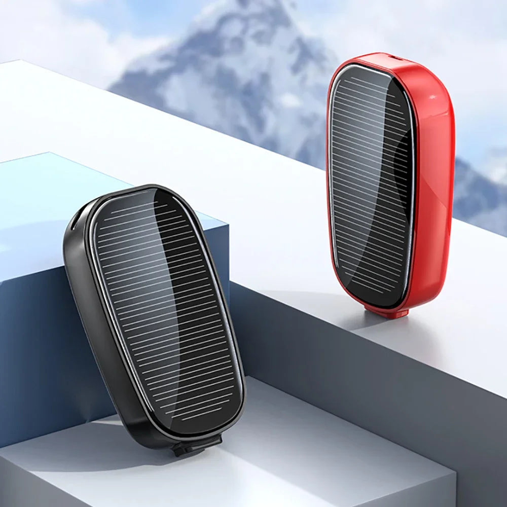 1200mAh Solar Power Bank Portable Charging Poverbank External Battery Charger Fast Charging Powerbank Keychain For Xiaomi TYPE C