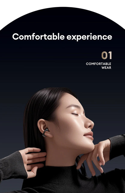 Monster MQT65 OWS Bluetooth 6.0 Earphones IP5X Waterproof Sports Wireless Headphones Noise Canceling HD Call Earbuds With Mic