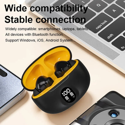 Bluetooth Earphone Wireless Headphone Widely compatible HiFi Stereo Headsets Noise Cancelling Earbuds For Xiaomi Lenovo Air ipad