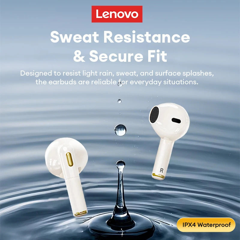 Original Lenovo LP22 Pro Wireless Bluetooth Headphones True For Stereo Sport Game TWS Earbuds In Ear With Mic Touch Headset New