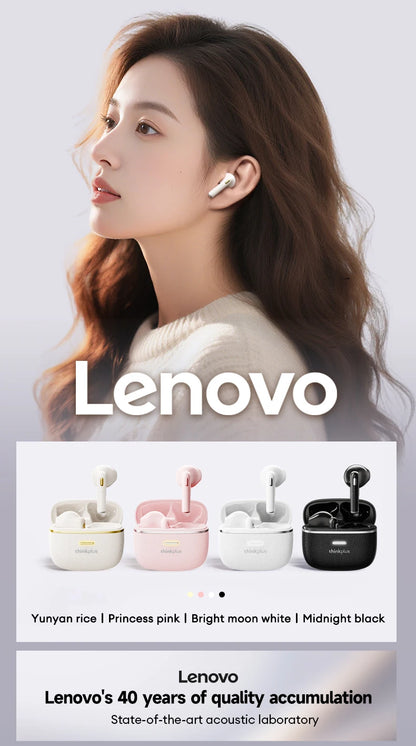 Original Lenovo LP22 Pro Wireless Bluetooth Headphones True For Stereo Sport Game TWS Earbuds In Ear With Mic Touch Headset New