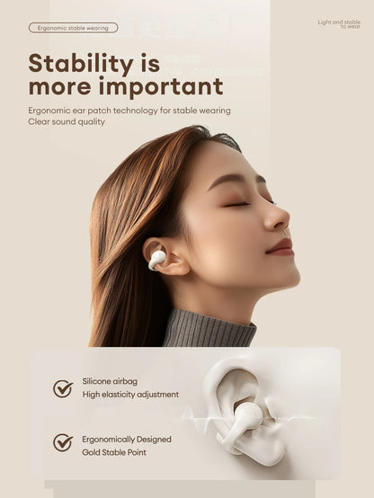 Lenovo LP25 OWS Bluetooth 5.4 Wireless Earphone Long Battery Life Headset Noise Canceling Gaming Headphones HIFI Stereo With Mic