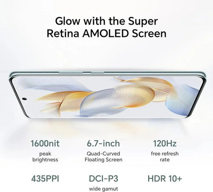 HONOR 90 5G Android Smartphone CPU Qualcomm Snapdragon 7 Gen 1 6.7 Inch OLED Screen  200MP Camera 5000mAh Battery Used Phone