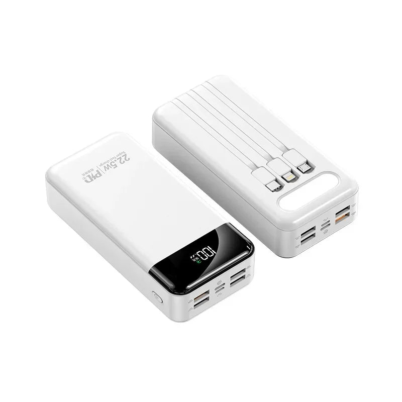 Power Bank 100000mAh with 22.5W PD Fast Charging Powerbank Portable Battery Charger PoverBank for IPhone Xiaomi Huawei