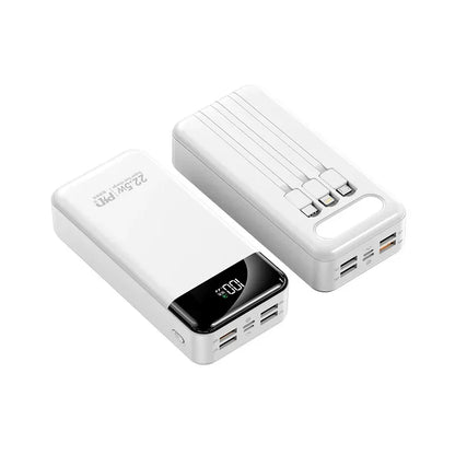 Power Bank 100000mAh with 22.5W PD Fast Charging Powerbank Portable Battery Charger PoverBank for IPhone Xiaomi Huawei